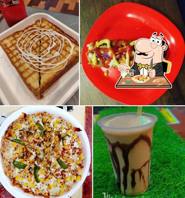 Food at Amit's Cozzy Cafe