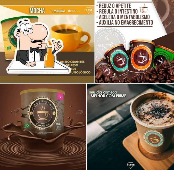 CAFÉ GOURMET CAMPO GRANDE MS serve uma seleção de drinques
