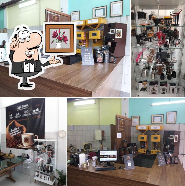 O interior do Torrefação e Moagem Café Exato Ltda ME