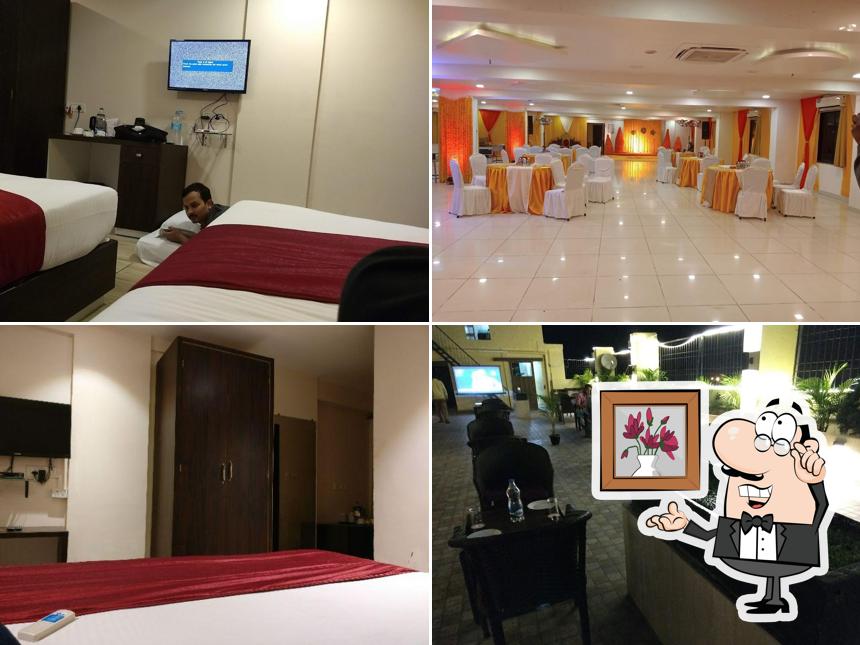 The interior of Chinmaye Inn