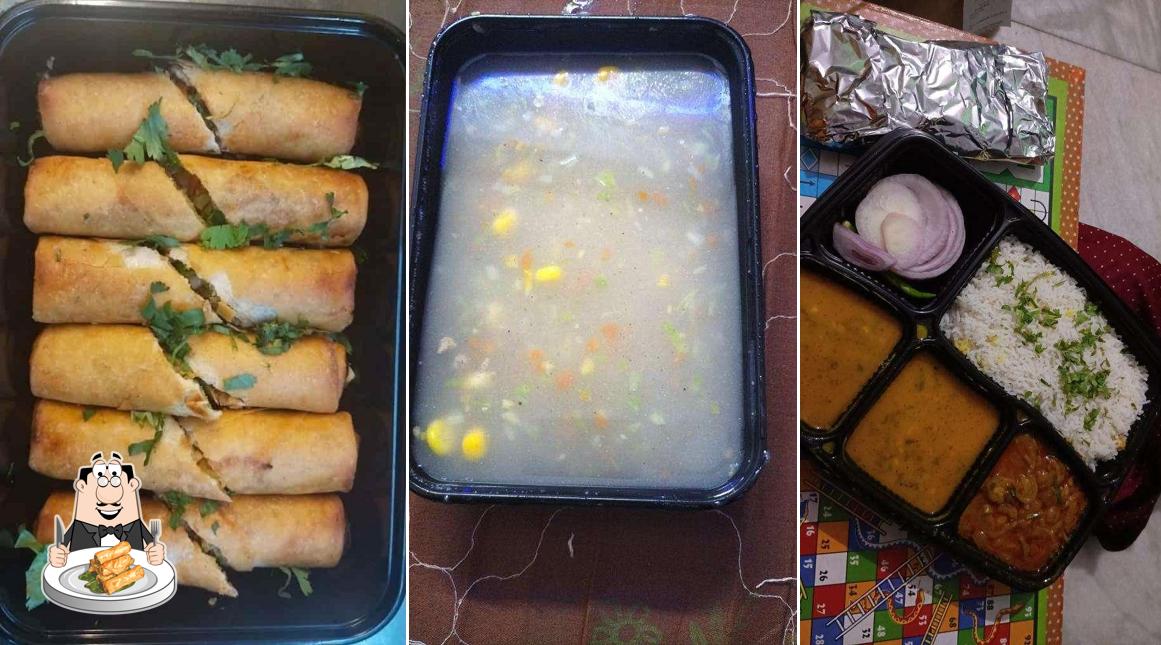 Spring rolls at Dadz Treat
