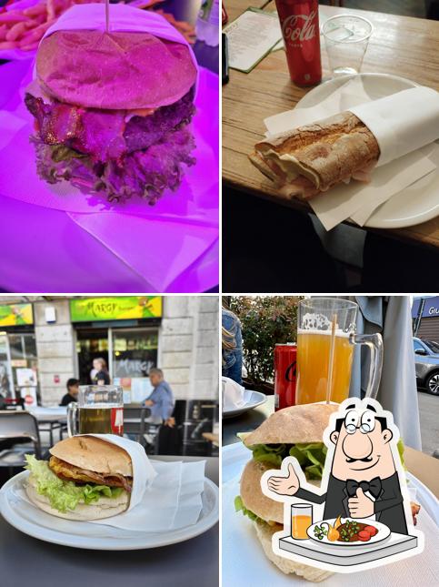 Cibo al Margy Burger Milano