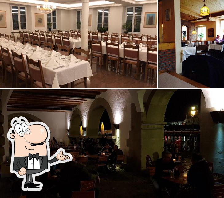 Gli interni di Gasthof Brauerei