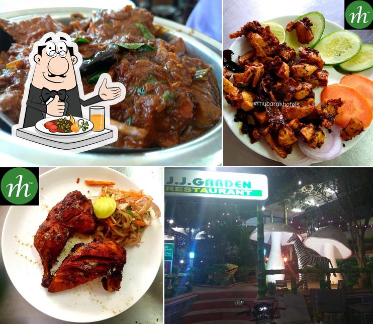 Food at Mubarak Family Restaurant