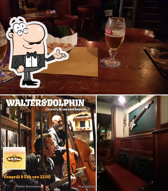 Gli interni di B.B King English Pub
