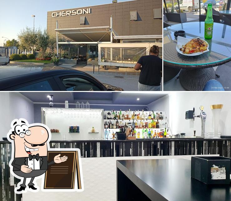 Guarda la immagine che presenta la esterno e interni di Caffè Chersoni