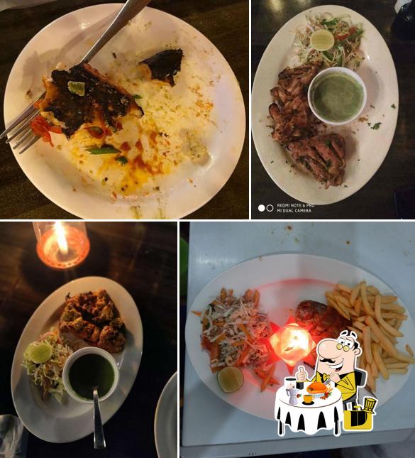 Meals at Panache, Bar and Restaurant, Ashwem
