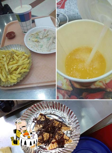 Food at A'HA Snack Bar