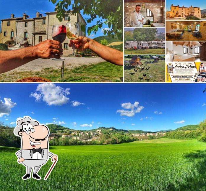Gli esterni di Antico Muro