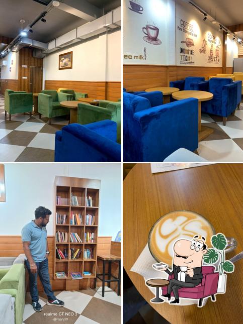 Take a seat at one of the tables at Coffee Nation, Kurukshetra