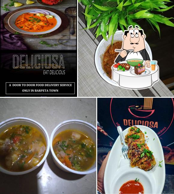 Hot and sour soup at Deliciosa