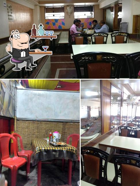 The interior of Swadishta (Swad )Veg Restaurant