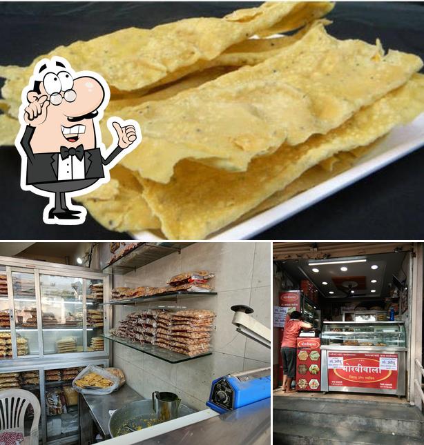 This is the image displaying interior and food at Morbiwala Sweets And Namkeen