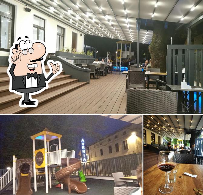 Dai un'occhiata agli interni di Restavracija Avenija