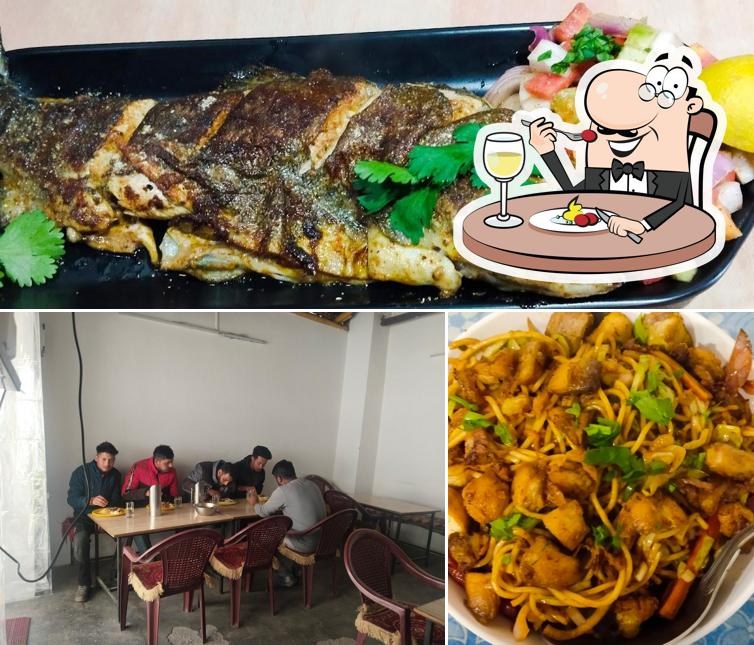 This is the picture showing food and interior at TANDOOR SE