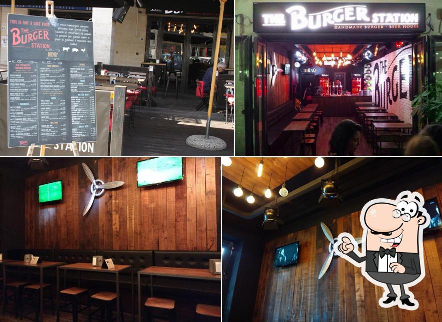 Gli interni di Burger Station