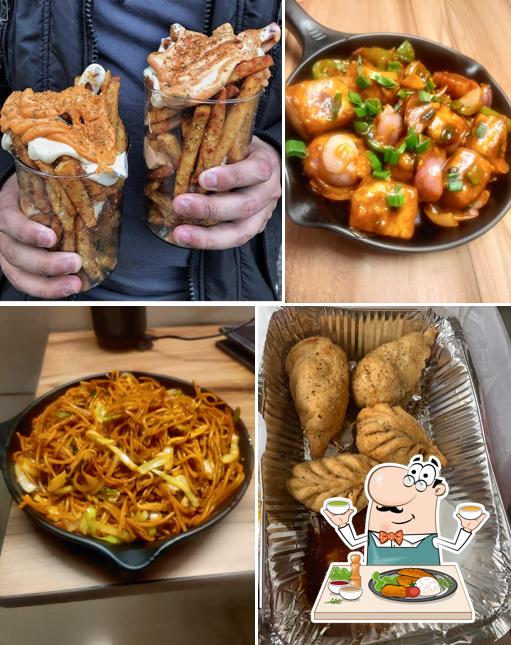 Food at The Momos Hut - Tithal Road