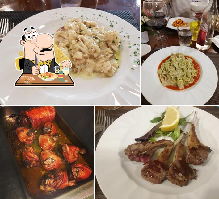 Platti al Trattoria al Cavallino