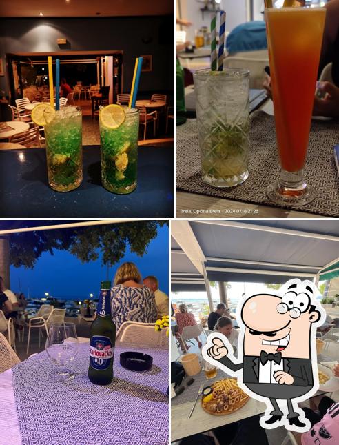 Questa è la immagine che raffigura la interni e bevanda di Bistro Lungo Mare