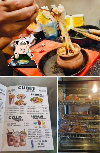 Food at CUBES fries & shakes