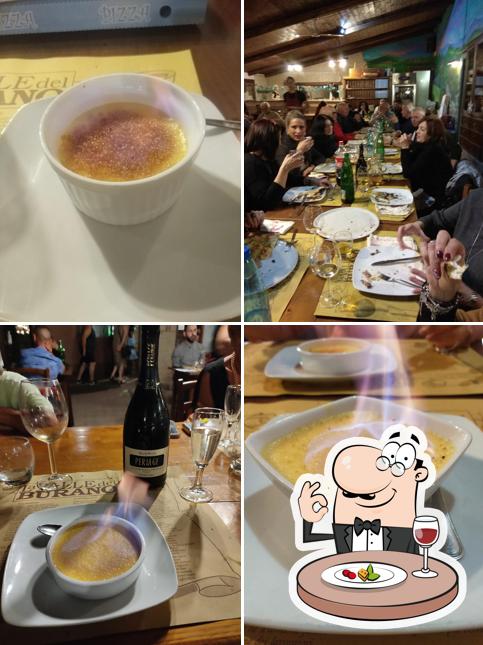 Creme brulee al La Valle Del Burano Ristorante Pizzeria