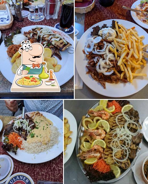 Plats à Restaurant Axion-Delphi