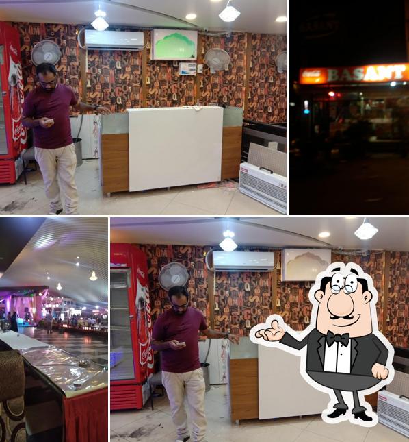 The interior of Basant Fast Food Buffet At Malhar Road