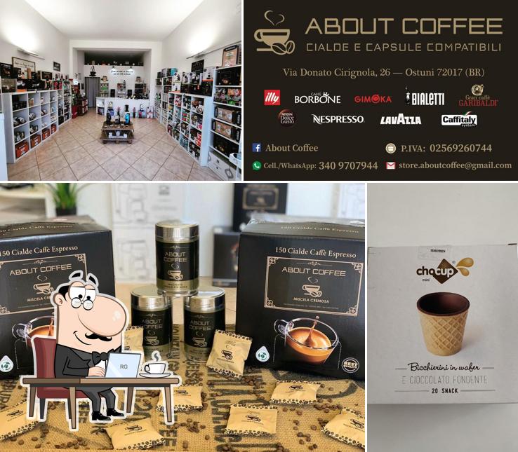 Gli interni di Cialde E Capsule About Coffee