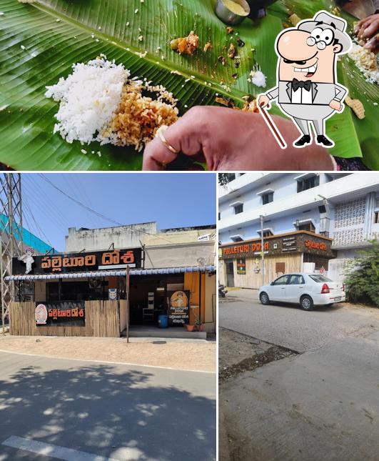 Take a look at the image depicting exterior and food at Palleturi dosa Ram nagar