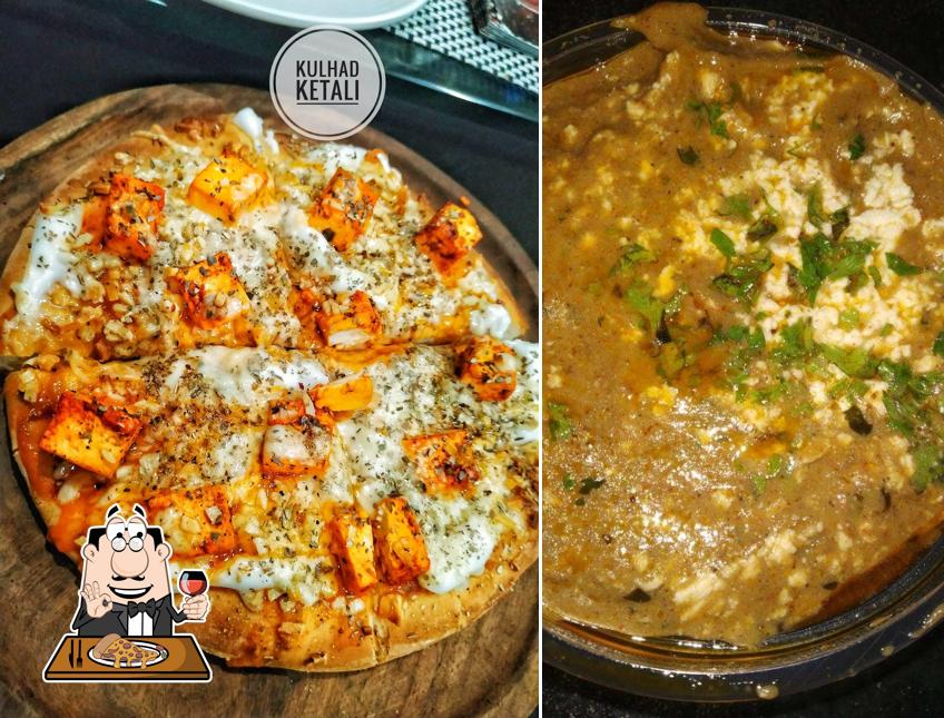 Pick pizza at Royal Restro