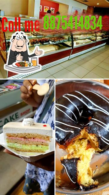 Food at The Veg cake shop