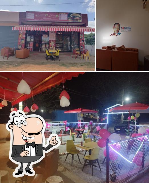 The interior of Zoop Cafe Gubbi