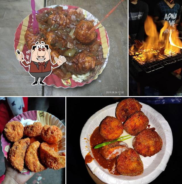 Meals at Yummy Tandoori Momo Stall