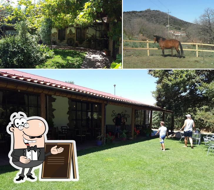 Guarda l'area esterna di Agriturismo Sa Serra