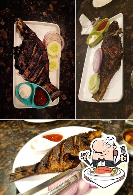 Appams & Hoppers serves a variety of fish dishes