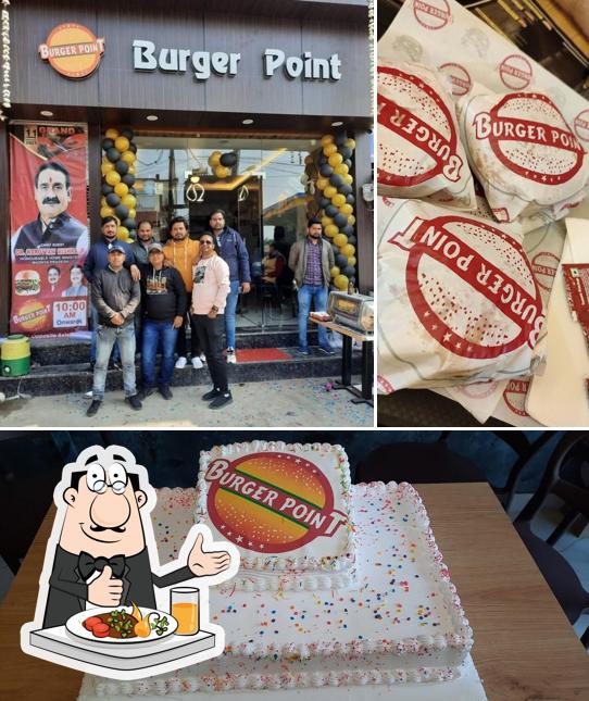 Food at Burger Point, Datia