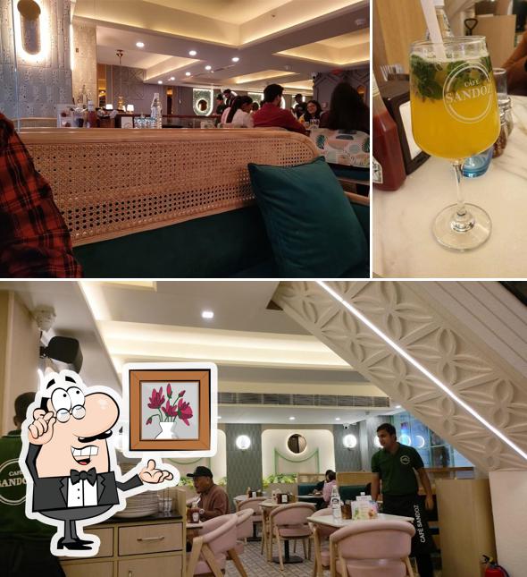 Check out how Cafe Sandoz - N Block, CP looks inside
