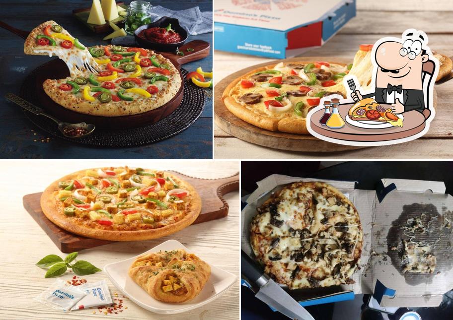 At Domino's Pizza, you can enjoy pizza