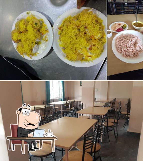 The interior of Kerala Restaurant