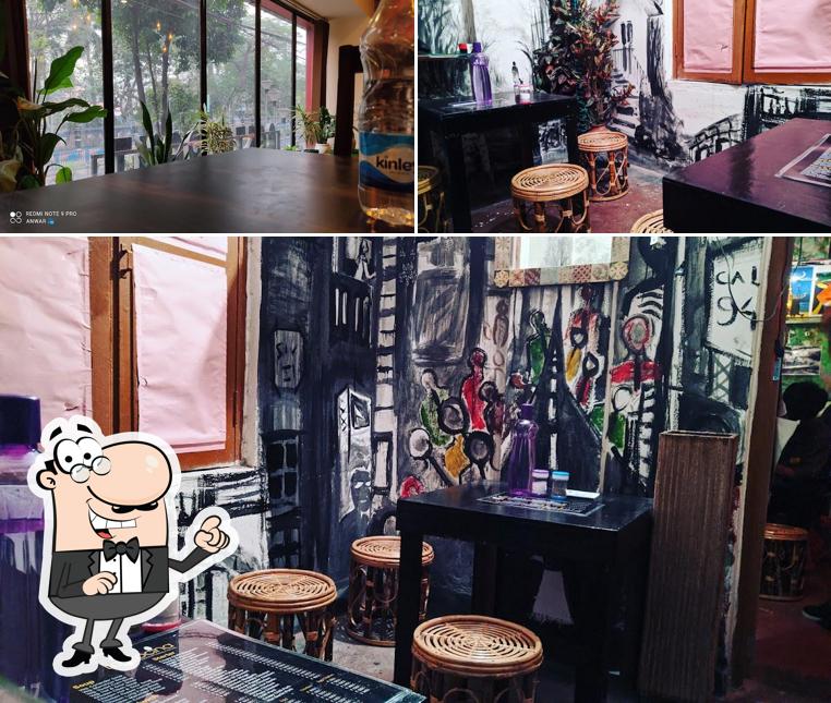 Take a seat at one of the tables at La Cocina