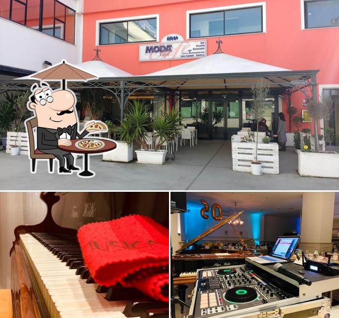 Gli esterni di Moda' Cafè