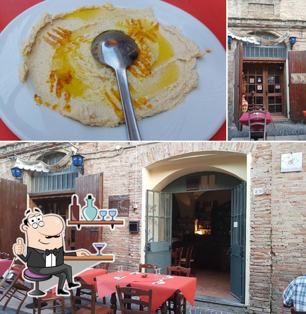 La immagine della interni e cibo di Omar Khayyam