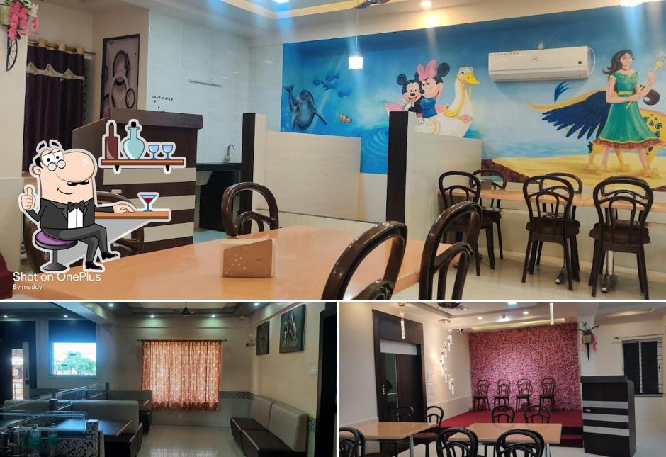 Take a seat at one of the tables at Pingar Restaurant