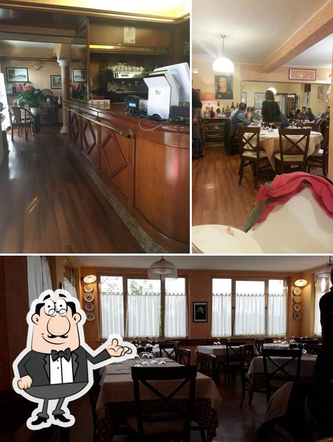 Gli interni di Trattoria Il Belo