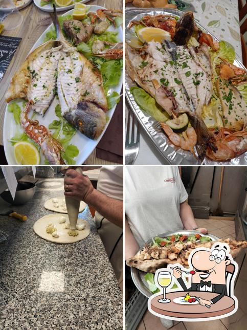 Pesce fritto al Pizzeria Oltremare specialità di Pesce e Pizza