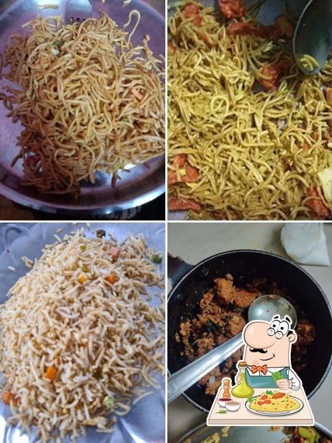 Food at Sri Sai Tea Shop