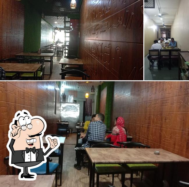 The interior of Shri Shivam Restaurant and paratha hall