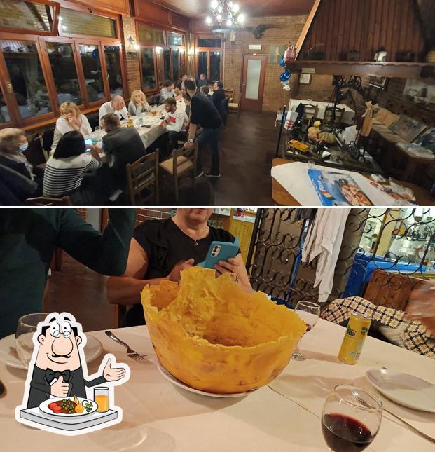 Cibo al Trattoria ai Cacciatori