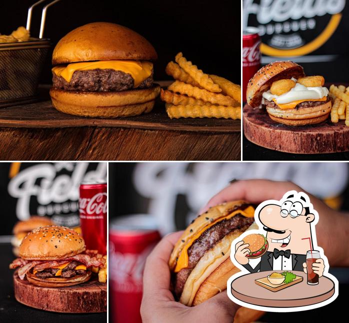 Consiga um hambúrguer no Fields Burguer