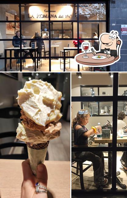 La foto della cibo e interni di Gelateria La Romana